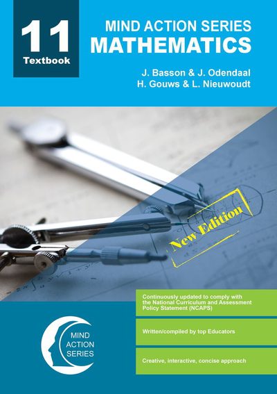 Mind Action Series Mathematics Grade 11 textbook cover, New Edition